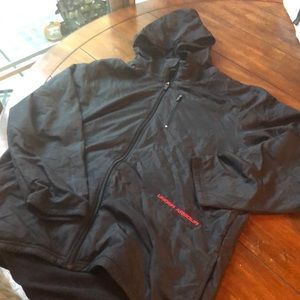 NWT YXL Under Armour Fleece Lined Blk Coat